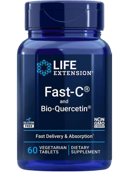 Life Extension, Fast-C® and Bio-Quercetin, 60 vegetarian tablets