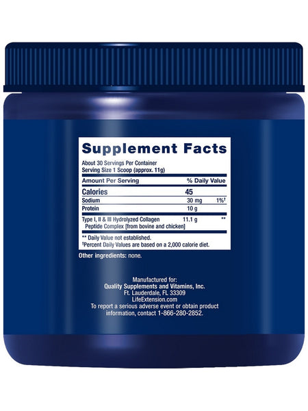 Life Extension, Collagen Peptides for Skin & Joints, 343 grams