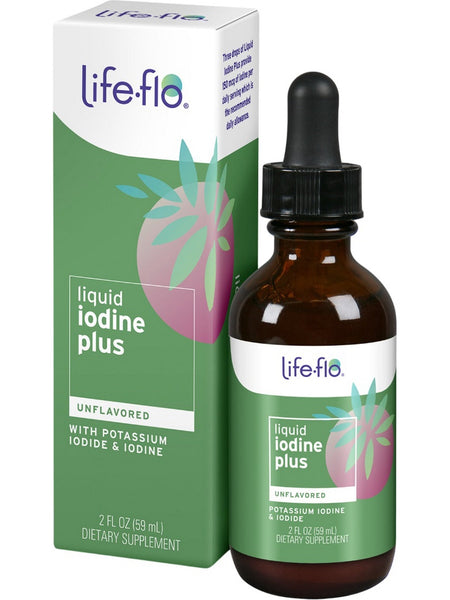 Life-flo, Liquid Iodine Plus, Unflavored, 2 fl oz