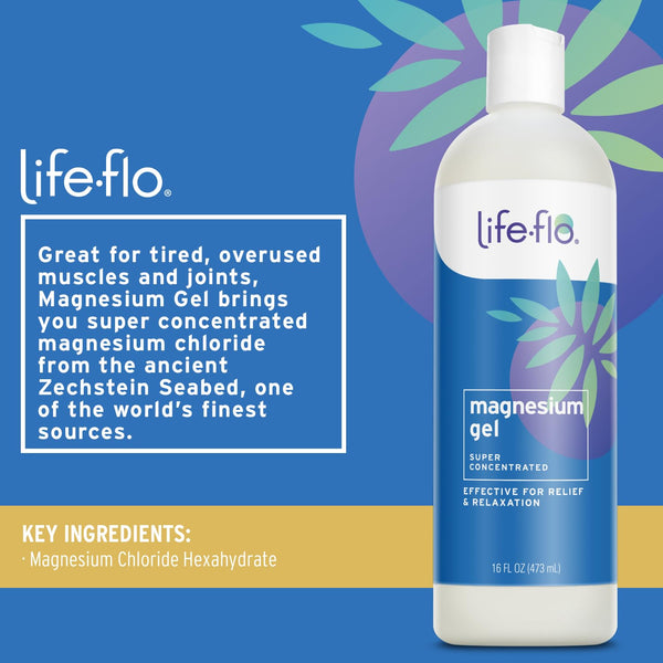 Life-flo, Magnesium Gel, Super Concentrated, 16 fl oz