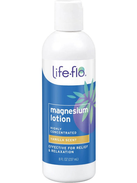 Life-flo, Magnesium Lotion, Highly Concentrated, Vanilla, 8 fl oz