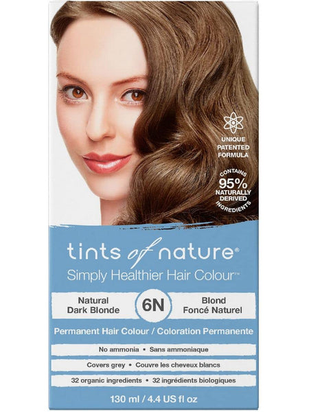 ** 12 PACK ** Tints of Nature, 6N, Natural Dark Blonde, Permanent Hair Colour, 4.4 US fl oz