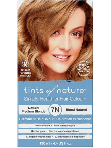 ** 12 PACK ** Tints of Nature, 7N, Natural Medium Blonde, Permanent Hair Colour, 4.4 US fl oz