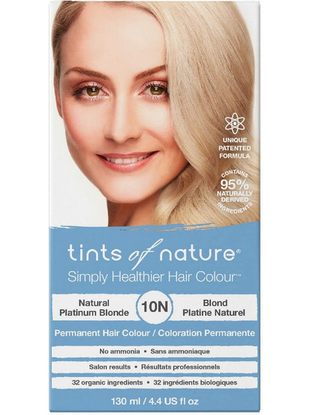 ** 12 PACK ** Tints of Nature, 10N, Natural Platinum Blonde, Permanent Hair Colour, 4.4 US fl oz