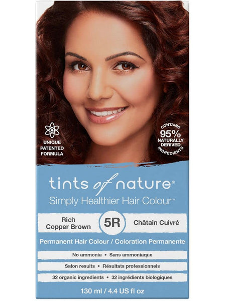 ** 12 PACK ** Tints of Nature, 5R, Rich Copper Brown, Permanent Hair Colour, 4.4 US fl oz