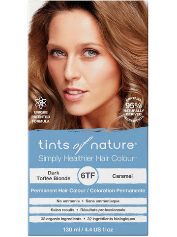 ** 12 PACK ** Tints of Nature, 6TF, Dark Toffee Blonde, Permanent Hair Colour, 4.4 US fl oz