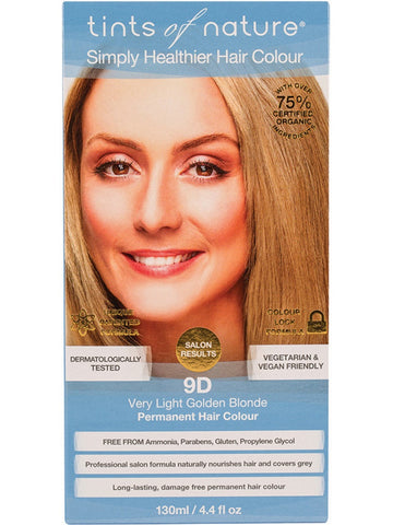 ** 12 PACK ** Tints of Nature, 9D, Very Light Golden Blonde, Permanent Hair Colour, 4.4 US fl oz