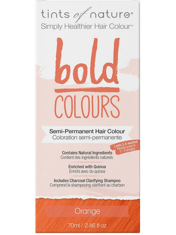 ** 12 PACK ** Tints of Nature, Bold Colours, Semi-Permanent Hair Colour, Orange, 2.46 fl oz