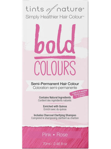 ** 12 PACK ** Tints of Nature, Bold Colours, Semi-Permanent Hair Colour, Pink, 2.46 fl oz