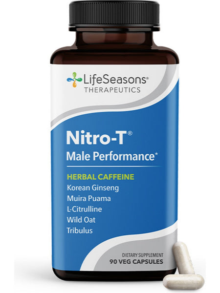 LifeSeasons, Nitro-T Men’s Performance Support, 90 Vegetarian Capsules