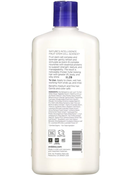 Andalou Naturals, Lavander & Biotin Conditioner, 11.5 fl oz