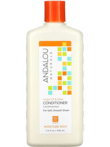 Andalou Naturals, Moisture Rich Argan Oil & Shea Conditioner, 11.5 fl oz