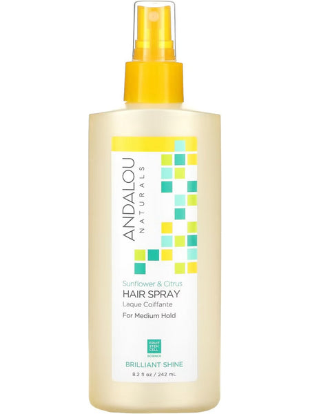 Andalou Naturals, Sunflower & Citrus Hair Spray, 8.2 fl oz