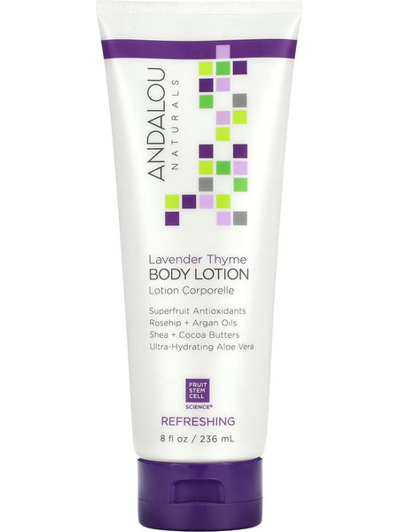 Andalou Naturals, Refreshing Lavender Thyme Body Lotion, 8 fl oz