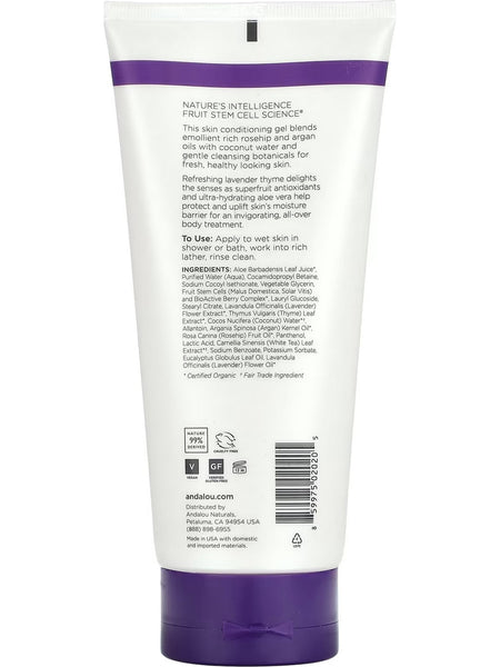 Andalou Naturals, Refreshing Lavender Thyme Shower Gel, 8.5 fl oz