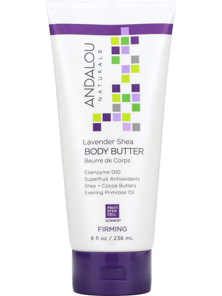 Andalou Naturals, Firming Lavender Shea Body Butter, 8 fl oz