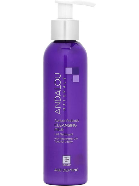 Andalou Naturals, Age Defying Apricot Probiotic Cleansing Milk, 6 fl oz