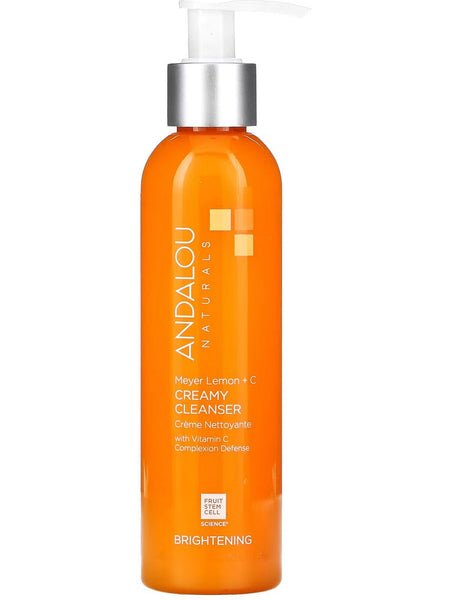 Andalou Naturals, Brightening Meyer Lemon + C Creamy Cleanser, 6 fl oz