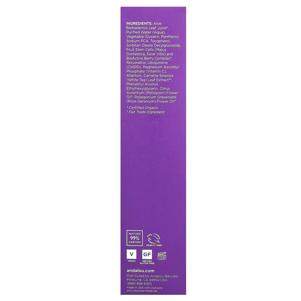 Andalou Naturals, Blossom + Leaf Toning Refresher, Age Defying, 6 fl oz