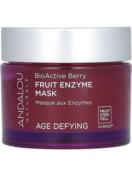 Andalou Naturals, Bioactive Berry Fruit Enzyme Mask, Age Defying, 1.7 oz