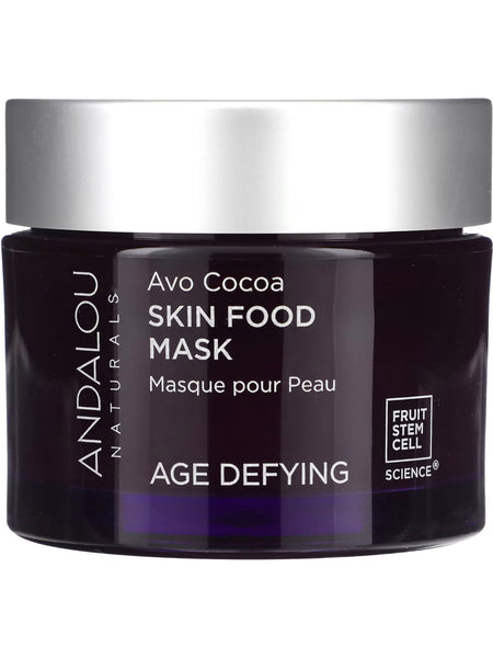 Andalou Naturals, Avo Cocoa Skin Food Mask, Age Defying, 1.7 oz