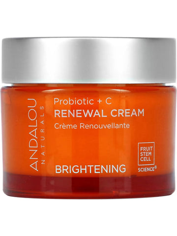 Andalou Naturals, Probiotic + C Renewal Cream, Brightening, 1.7 oz