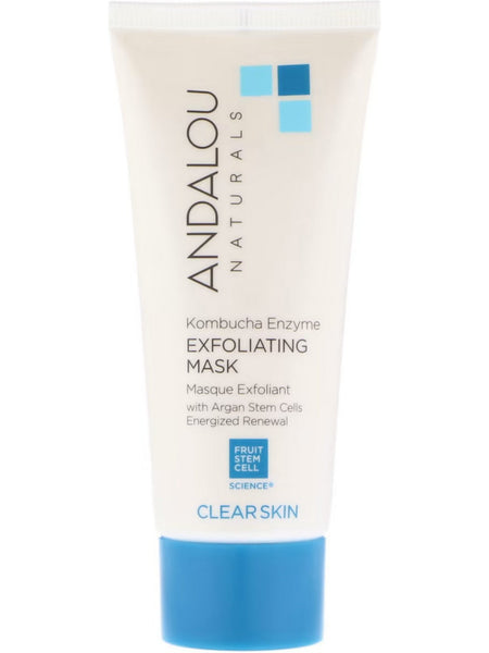 Andalou Naturals, Kombucha Enzyme Exfoliating Mask, Clear Skin, 1.8 fl oz