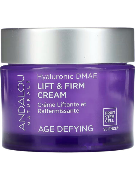 Andalou Naturals, Hyaluronic DMAE Lift & Firm Cream, Age Defying, 1.7 oz