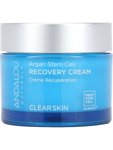 Andalou Naturals, Argan Stem Cell Recovery Cream, Clear Skin, 1.7 oz