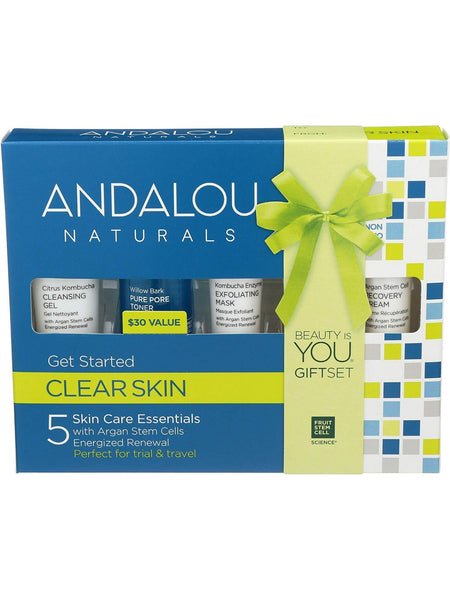 Andalou Naturals, Get Started Clarifying Kit, 5-piece Kit