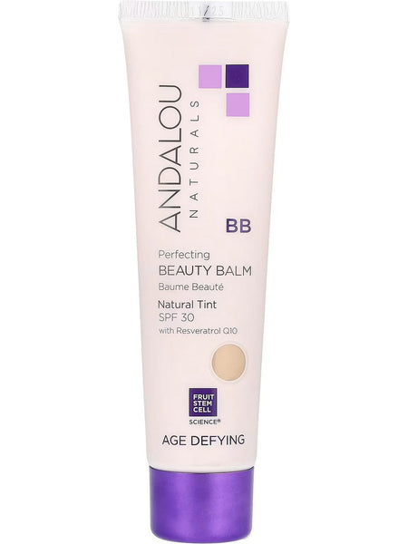 Andalou Naturals, Perfecting BB Beauty Balm Natural Tint SPF30, Age Defying, 2 fl oz