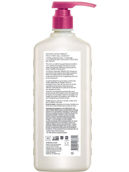 Andalou Naturals, 1000 Roses Soothing Shower Gel, 32 fl oz