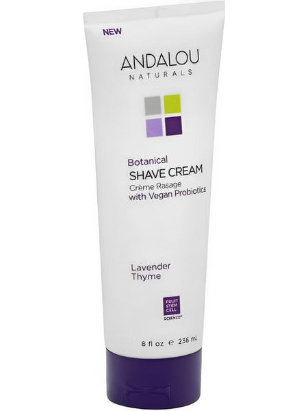 Andalou Naturals, Botanical Shave Cream Lavender Thyme, 8 fl oz