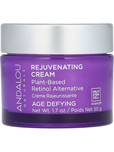 Andalou Naturals, Age Defying Rejuvenating Plant Based Retinol Alternative Cream, 1.7 oz