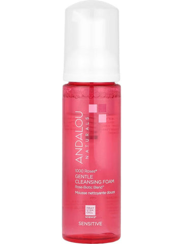 Andalou Naturals, 1000 Roses Gentle Cleansing Foam, 5.5 fl oz