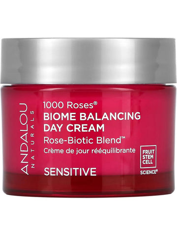 Andalou Naturals, 1000 Roses Biome Balancing Day Cream, 1.7 oz