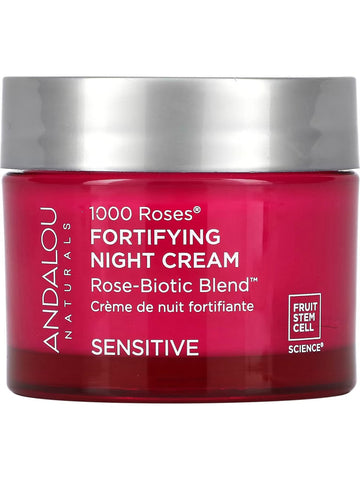 Andalou Naturals, 1000 Roses Fortifying Night Cream, 1.7 oz