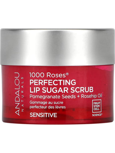 Andalou Naturals, 1000 Roses Perfecting Lip Sugar Scrub, 0.5 oz