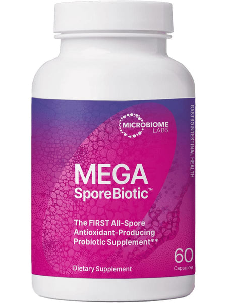 Microbiome Labs, MegaSporeBiotic, 60 Capsules