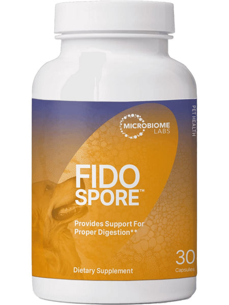 Microbiome Labs, FidoSpore, 30 Capsules