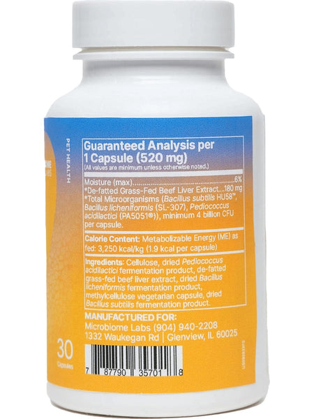 Microbiome Labs, FidoSpore, 30 Capsules