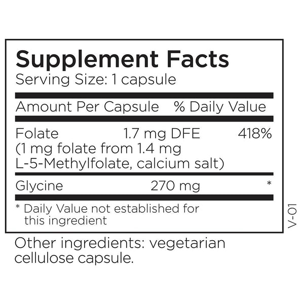 MethylPro, L-Methylfolate, 1 mg, 90 Capsules