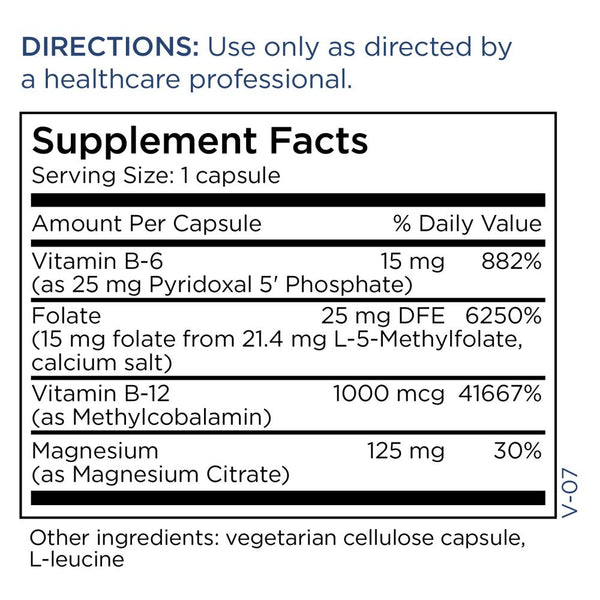 MethylPro, L-Methylfolate, 15 mg, + Cofactors, 30 Capsules