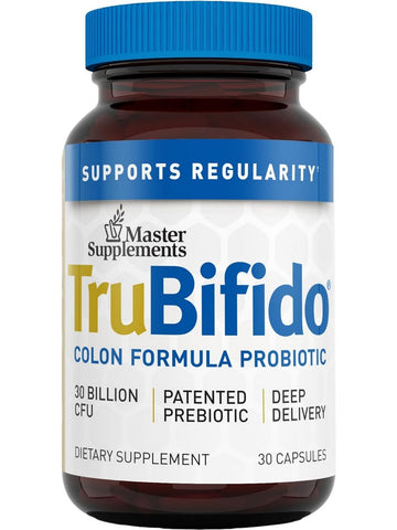 Master Supplements, TruBifido, Colon Formula Probiotic, 30 Billion CFU, 30 Capsules