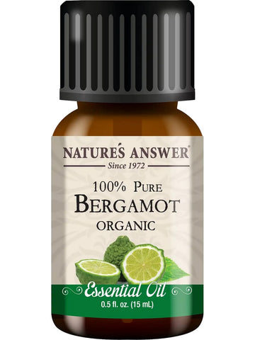 Nature's Answer, 100% Pure Bergamot, Organic Essential Oil, 0.5 fl oz