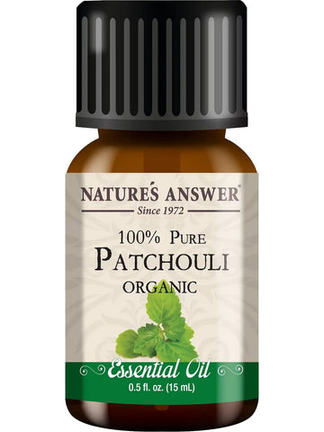 Nature's Answer, 100% Pure Patchouli, Organic Essential Oil, 0.5 fl oz