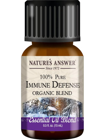 Nature's Answer, 100% Pure Immune Defense, Organic Blend Essential Oil, 0.5 fl oz