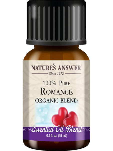 Nature's Answer, 100% Pure Romance, Organic Blend Essential Oil Blend, 0.5 fl oz