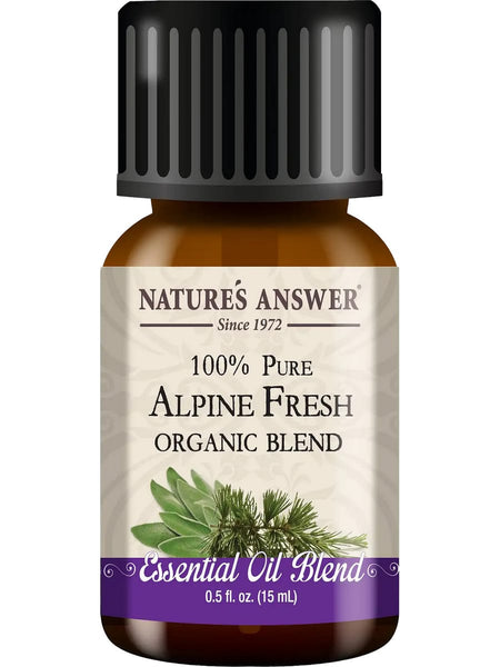 Nature's Answer, 100% Pure Alpine Fresh, Organic Essential Oil, 0.5 fl oz