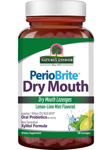 Nature's Answer, PerioBrite Dry Mouth, 100 Lozenges